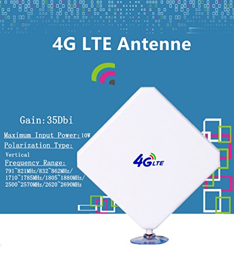 Aigital SMA Connector 4G LTE Antenne 35dBi Outdoor Signal Booster Amplifier for Huawei B593 B880 E5172 E5186 B890 E5175 B683 B686 B310