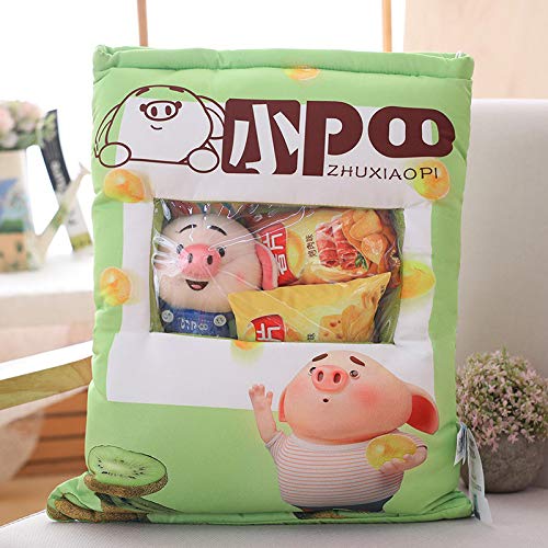 AINOT Snack Pillow Bunny Pillow Girl Pudding Doll Una Bolsa de Conejo Figurita