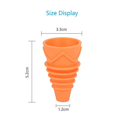 AirSMall Trampas para Moscas 8PCS Fly Catcher Reutilizables para Moscas de Frutas para Cocinas Domésticas Uso en Interiores al Aire Libre para Atraer y Eliminar Plagas de Insectos