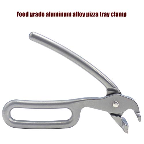 Akemaio Pinza de la Bandeja del Horno - Pinzas para Pizza de Servicio Pesado Pinzas para Hornear de Aluminio Fundido antiarañazos Pinzas Calientes de elevación para Horno de microondas