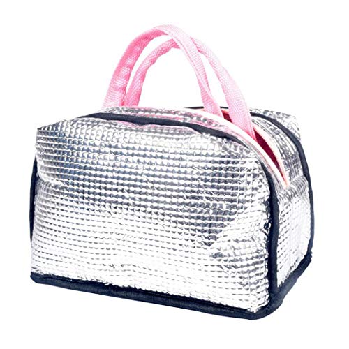 alerouns Bolsa de Enfriador Térmico Portátil Lonchera con Aislamiento de Tela Oxford Bolsa de Picnic Reutilizable