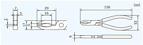 Alicates de agarre / extractores de tornillo (mordazas antideslizantes para la rápida extracción de tornillos dañados) Fabricado en Japón.