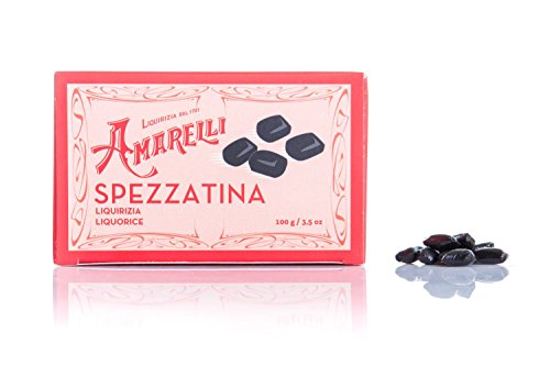 Amarelli Regaliz Spezzata Regaliz Puro Sin Aromas En Trozos Irregulares - 100 gr