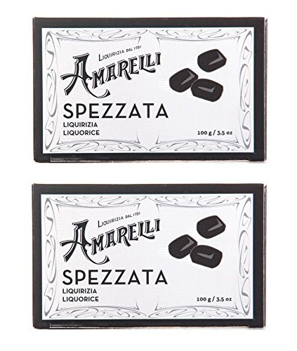 Amarelli Regaliz Spezzata Regaliz Puro Sin Aromas En Trozos Irregulares - 200 gr