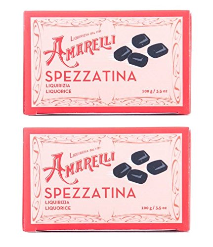 Amarelli - Regaliz Spezzatina - Trocitos De Regaliz Puro Sin Aromas - 200 gr