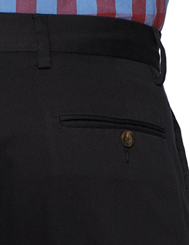 Amazon Essentials Slim-Fit Wrinkle-Resistant Flat-Front Chino Pant pants, Negro, 36W x 30L