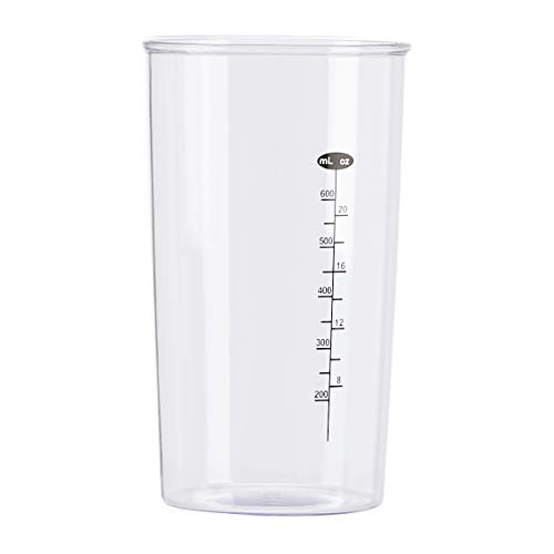 AmazonBasics - Batidora de mano de varias velocidades con vaso de precipitados, 600 W