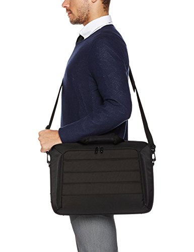 AmazonBasics – Maletín para ordenadores portátiles y tabletas, negro, 40 cm