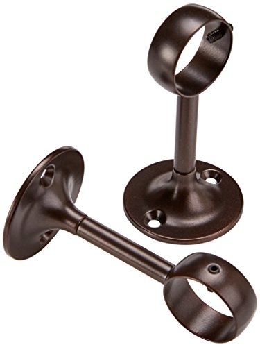 AmazonBasics - Set de 2 soportes ajustables de techo - Bronce