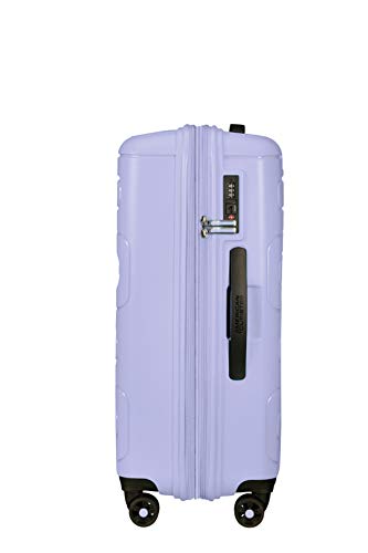 American Tourister Sunside - Spinner M Expandible Maleta, 67.5 cm, 72.5/83.5 L, Azul (Pastel Blue)