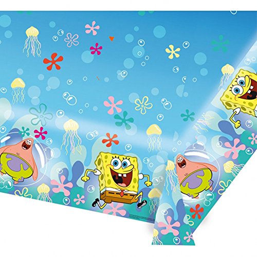 Amscan Internacional 1.2 x 1.8 m Mantel Bob Esponja de plástico