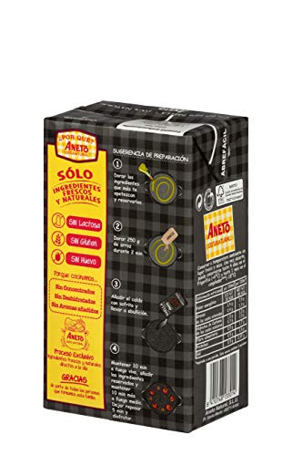 Aneto 100% Natural - Caldo para Arroz Negro - caja de 6 unidades