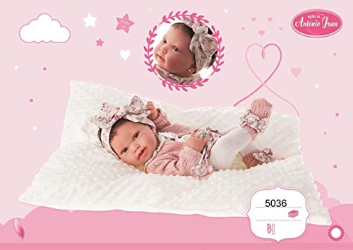 Antonio Juan- Muñeca Baby Born Pipa 42 cm, Multicolor (5036) , color/modelo surtido