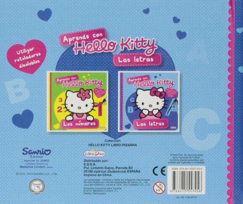 Aprende Con Hello Kitty. Las Letras (+ Rotulador) (Libro Pizarra Hello Kitty)