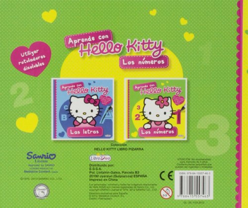 Aprende Con Hello Kitty. Los Números (Libro Pizarra Hello Kitty)