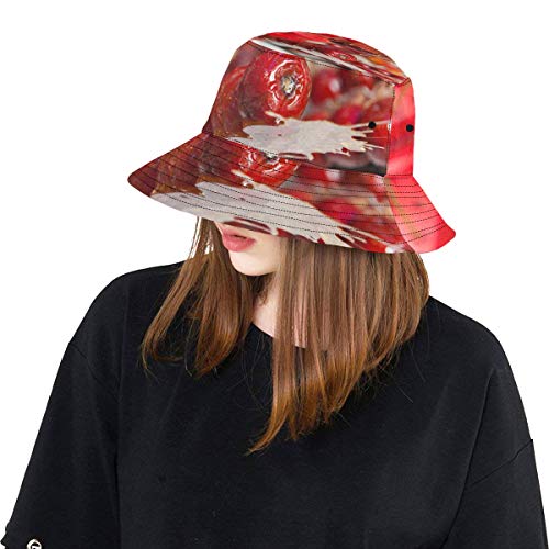 Aramel Recubierto Fruta Pinchos Nuevo Verano Algodón Unisex Moda Pesca Sol Bucket Sombreros para niños Adolescentes Mujeres y Hombres con Personalizar Top Empaquetador de Pescadores para Viajes