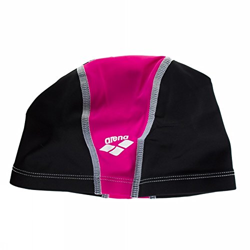 ARENA Unix Gorro de Natación, Unisex Adulto, Negro (Black/Fuchsia), Talla Única