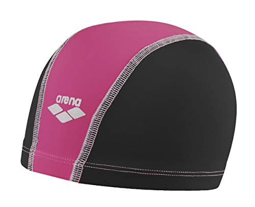 ARENA Unix Gorro de Natación, Unisex Adulto, Negro (Black/Fuchsia), Talla Única