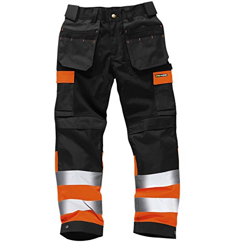 Army And Workwear Pantalones de Trabajo Alta Visibilidad Resistentes Pantalones Laborales con Bolsillos Rodillas Triple Costura Ropa de Trabajo Resistente ? Tamaños 71,12 a 116,84cm