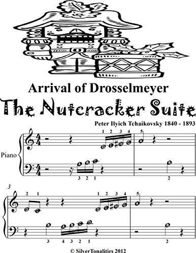 Arrival of Drosselmeyer the Nutcracker Suite Beginner Piano Sheet Music Tadpole Edition (English Edition)