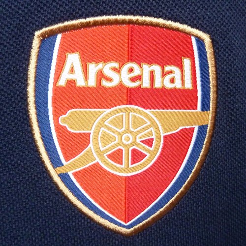 Arsenal FC - Polo oficial para hombre - Con el escudo del club - Azul marino - Medium