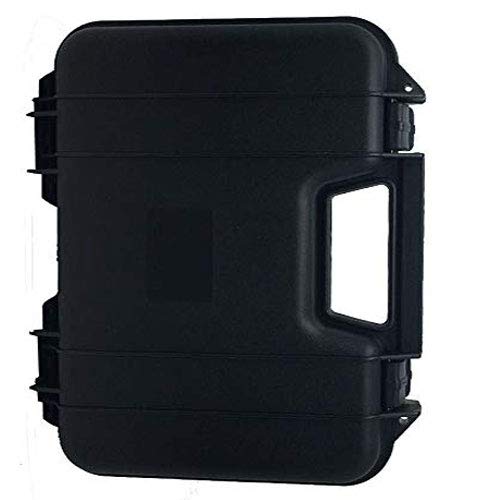 ARSUK Estuche rígido para Pistola de Airsoft BB, Balines y Cartuchos Bolsa - Interior de Espuma (31cm Estuche-Negro)