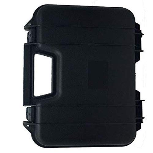 ARSUK Estuche rígido para Pistola de Airsoft BB, Balines y Cartuchos Bolsa - Interior de Espuma (31cm Estuche-Negro)