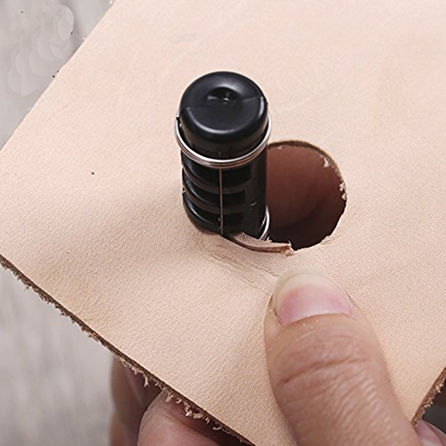 Artesanía de Cuero Cordón Fabricante Diseño Tira Cortador Herramientas DIY Rotary Cubierto Alambre Cortador Casero DIY Cuerda de Cuero Cuchillas Herramientas de Artesanía con 3 Hoja