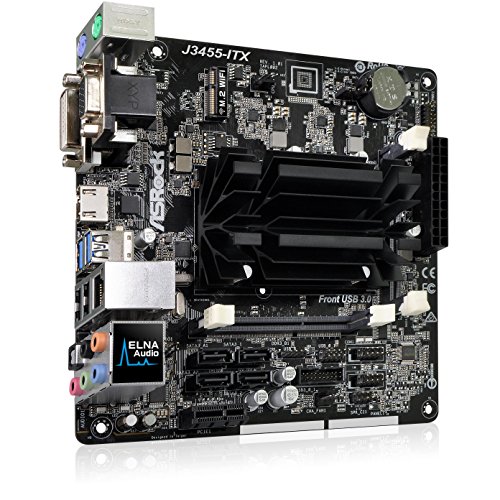 Asrock 90-MXB3W0-A0UAYZ - Placa Base (J3455-Itx, Soc (J3455), 2ddr3 (So-Dimm), 16gb, Vga+Dvi+Hdmi, Gblan, 4sata3, 4usb3.1, Mitx)