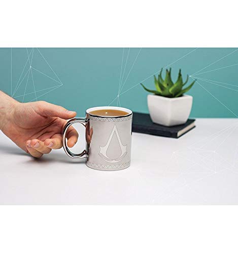 Assassin's Creed Taza Assassins Creed, Cromo, Multicolor, 8 x 8 x 10 cm