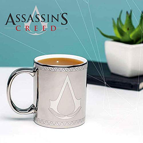 Assassin's Creed Taza Assassins Creed, Cromo, Multicolor, 8 x 8 x 10 cm