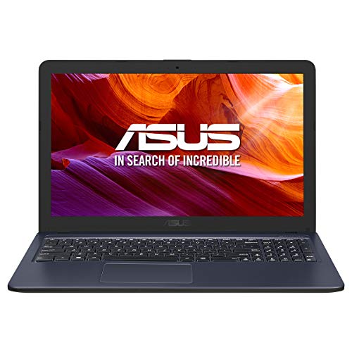 ASUS K543UA-GQ2534 - Portátil de 15.6" HD (Intel Core i3-7020U, 8GB RAM, 256 GB SSD, Intel Graphics, sin sistema operativo) Gris Estrella - Teclado QWERTY Español