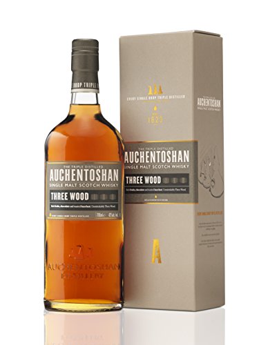 Auchentoshan Three Wood Single Malt Whisky Escoces, 43% - 700 ml