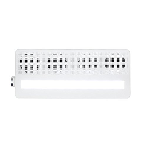 auna KR-140 Radio de Cocina Bluetooth - Instalación bajo Mueble, Función Manos Libres, Radio FM, 40 emisoras, Alarma Dual programable, Autoapagado, Altavoces estéreo, Control táctil, Blanco