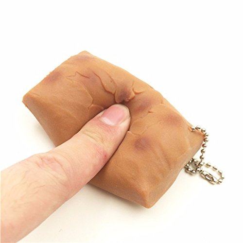 AVANI EXCHANGE Pastel de arroz Integral Squishy Squeeze Stretch Stress Reliever Slowing Rising Toy Gift Phone Bag Strap