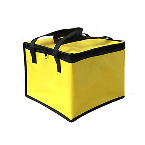 AXXMD Aislamiento Térmico no Tejido Paquete de Almuerzo Bolsa de Picnic contenedor portátil Bolsas Fresco Hielo más frío Portador del alimento aislados Bolsas (Color : Yellow)