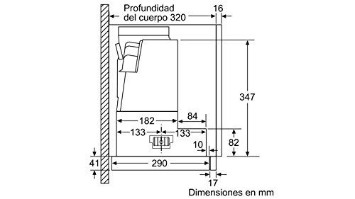 Balay - Campana telescopica serie cristal 60cm acero inoxidable clase de eficiencia ener