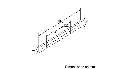 Balay - Campana telescopica serie cristal 60cm acero inoxidable clase de eficiencia ener