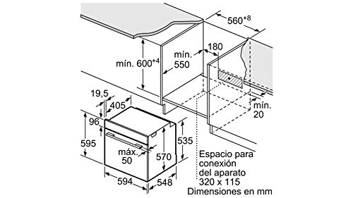 Balay Horno 3HB5888A0 PIROLITICO Antracita Aq, 71 litros