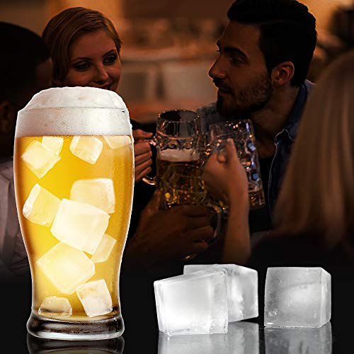 Bandeja De Hielo De Silicona, 2 Pc Cubitera Hielo Molde para Hielos con 12 Compartimentos, Bandeja de Cubitos de Hielo para Congelarse Alimentos para Bebés, Cócteles, Cola, Whisky (negro, 2 pack)