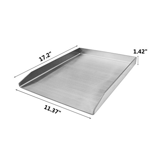 Bandeja de Plancha de Acero Inoxidable Onlyfire para Modelos Weber Spirit Grill