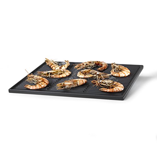 Barbecook Contactplaat Plancha de Cocina Universal, Negro, 43x35 cm