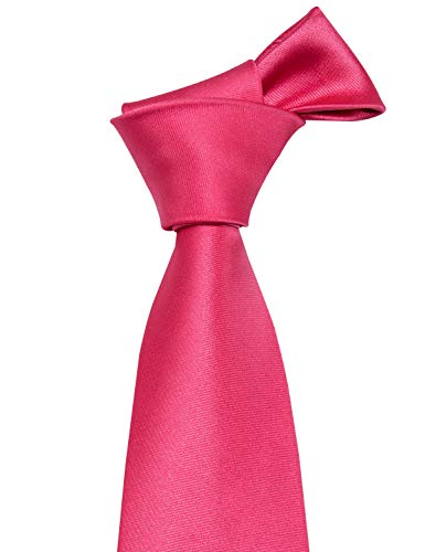 Barry.Wang - Corbata - Hombre Rosa Rose Pink Talla única