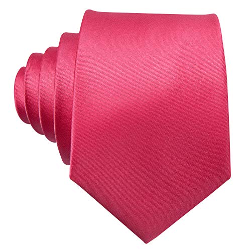 Barry.Wang - Corbata - Hombre Rosa Rose Pink Talla única