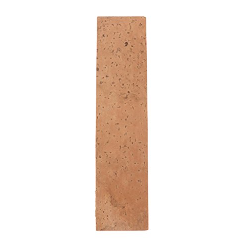 Base antideslizante Hoja de Corcho Pliego Papel de Lija Estándar para Fagot Boquilla - Madera, 135x30mm