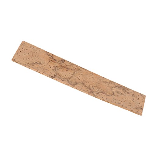 Base antideslizante Hoja de Corcho Pliego Papel de Lija Estándar para Fagot Boquilla - Madera, 135x30mm