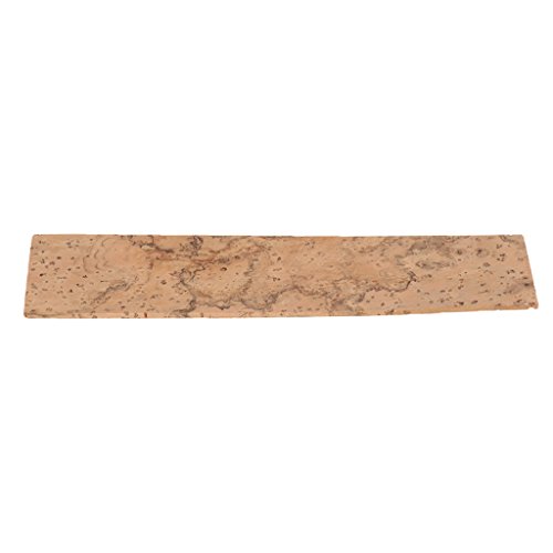 Base antideslizante Hoja de Corcho Pliego Papel de Lija Estándar para Fagot Boquilla - Madera, 135x30mm