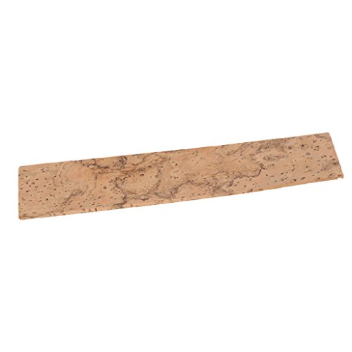 Base antideslizante Hoja de Corcho Pliego Papel de Lija Estándar para Fagot Boquilla - Madera, 135x30mm