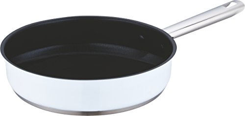 Bastilipo Zurich Batería de Cocina, Acero Inoxidable, Blanco, 24 cm, 7 Unidades