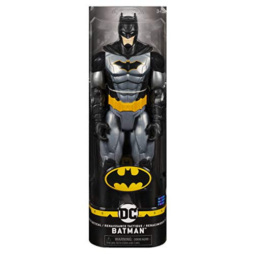 Batman 6056690 - Figura de acción táctica de Renacimiento, 12 Pulgadas, Color Gris